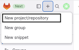 gitlab show new repo